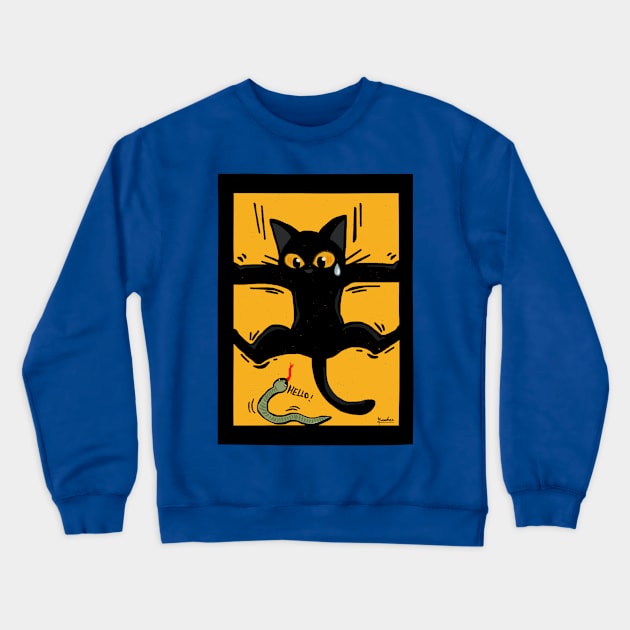 A Little scary Crewneck Sweatshirt by BATKEI